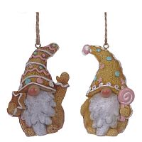Фигурка декоративная подвесная "Гном",  L5 W4 H7 см, 2в.