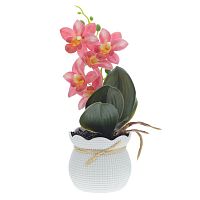 Цветочная композиция "Орхидея", L12,5 W11 H26 см