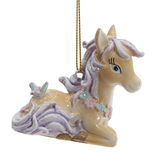 Фигурка декоративная подвесная "Лошадка", L6 W2,5 H6 см, 2в. фото 2 Фигурка декоративная подвесная "Лошадка", L6 W2,5 H6 см, 2в. фото 2