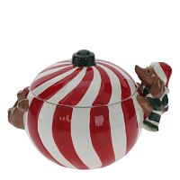 Конфетница "Такса", 800 мл, L18 W14 H12,5 см