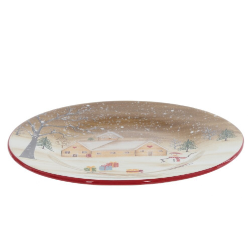 Тарелка, L25 W25 H2 см фото 2 Тарелка, L25 W25 H2 см фото 2