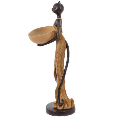 Фигурка декоративная "Кошка", L16,5 W15 H36,5 см фото 3