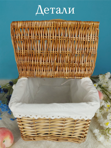 Корзина, L35 W25 H34,5/18 см фото 5