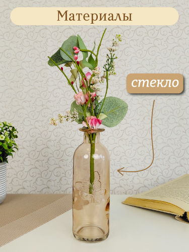 Ваза, 250 мл, L5 W5,5 H16,5 см фото 4