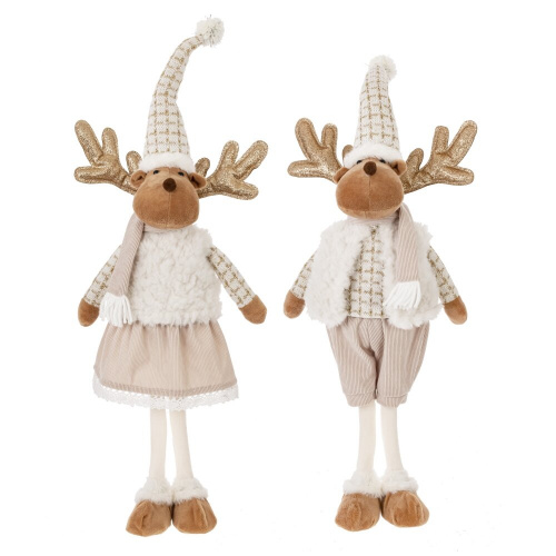 Игрушка набивная "Олень", L17 W13 H59 см, 2в. Игрушка набивная "Олень", L17 W13 H59 см, 2в.