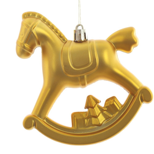 Набор из 2шт, Украшение новогоднее "Лошадка", L11 W5 H10 см фото 2 Набор из 2шт, Украшение новогоднее "Лошадка", L11 W5 H10 см фото 2