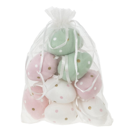 Набор из 12-ти изделий декоративных подвесных "Яйцо" (4*6), L15 W17 H8 см фото 5